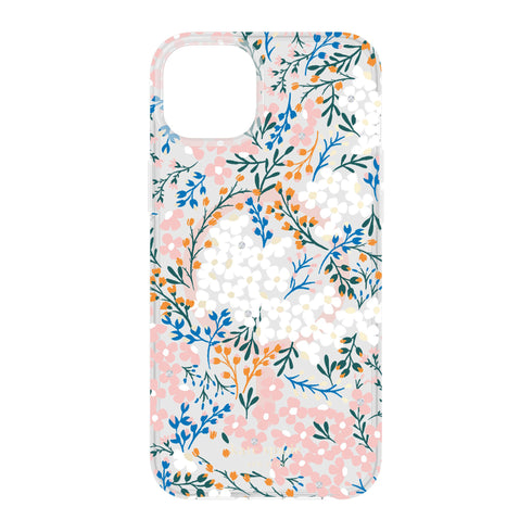 Kate Spade iPhone 15 Plus/14 Plus Protective Hardshell MagSafe Case - Rose/Green (Multi Floral)